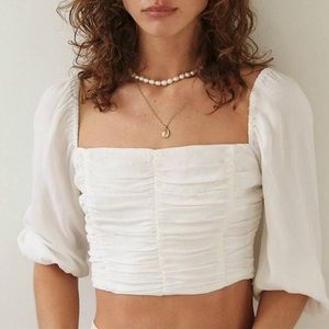 Aritzia Wilfred Lolita Blouse XS never worn